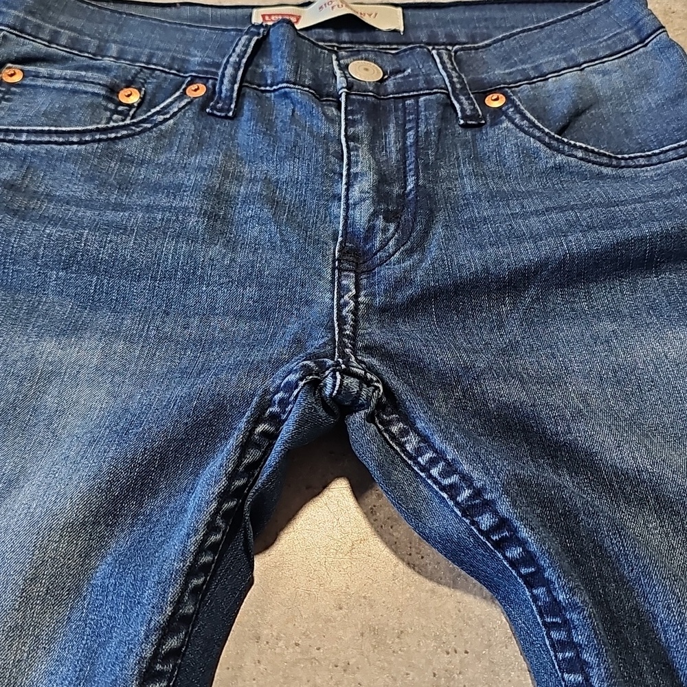 Levi's 510 27x26 Dark Blue Skinny Jeans - Picture 6 of 8